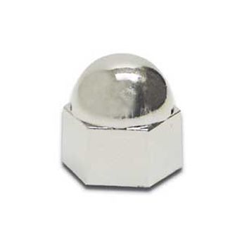 NUT ACORN/DOME CHROME M3-0.05